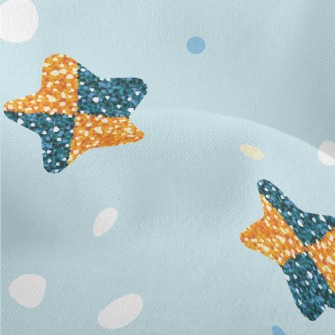 Sequined Stars Lightweight Performance Linen