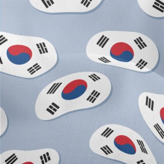 South Korea Flag Banner Lightweight Performance Linen