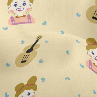 Girl With Guitar Lightweight Performance Linen