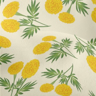 Small Cute Chrysanthemum Lightweight Performance Linen