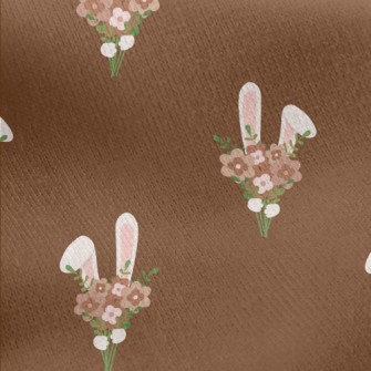 Rabbit Ears Decorative Bouquet Jersey Backed Fleece