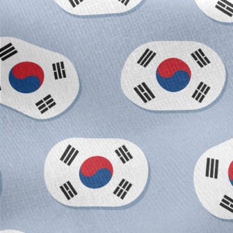 South Korea Flag Banner Jersey Backed Fleece