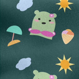 Bikini Cute Bear Jersey Backed Fleece