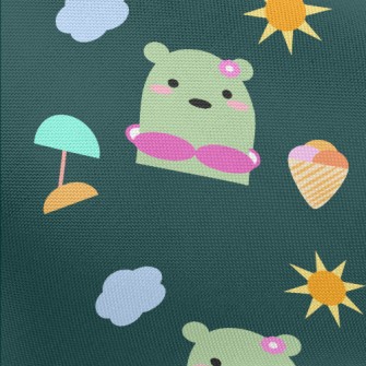 Bikini Cute Bear Pongee