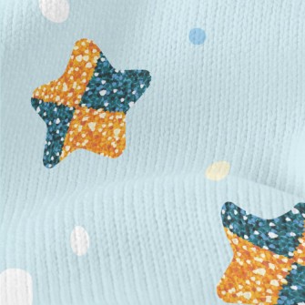 Sequined Stars Stretch Jersey