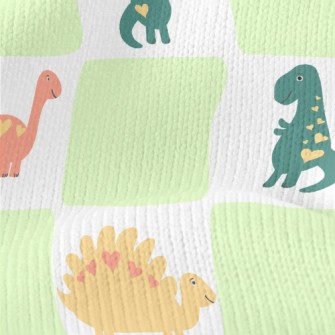 Dinosaur Checkerboard Stretch Jersey