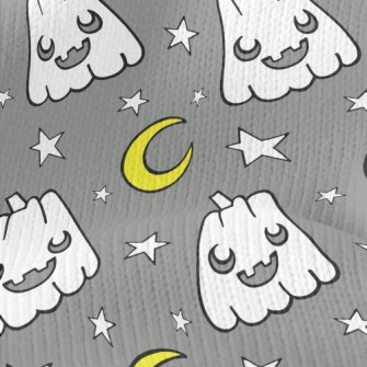 Halloween Pumpkin Moon Stretch Jersey