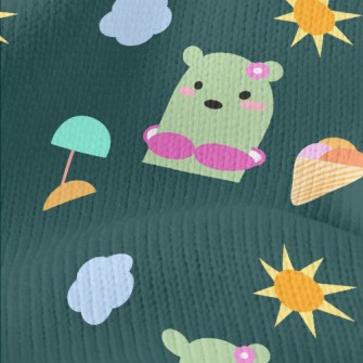 Bikini Cute Bear Stretch Jersey