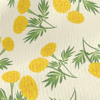 Small Cute Chrysanthemum Stretch Jersey