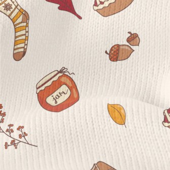 Autumn Sweater Socks Stretch Jersey