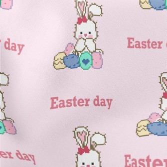 Cute Easter Bunny Lightweight Cotton Poplin