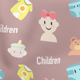 Cartoon Baby Diapers Lightweight Cotton Poplin