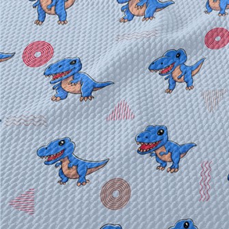 Q Version Of Tyrannosaurus Birdseye Piqué