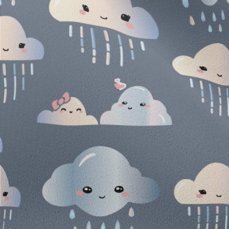 Clouds Couple Raining Chiffon