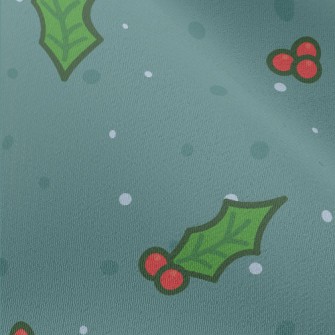 Christmas Bells Falling Leaves Chiffon