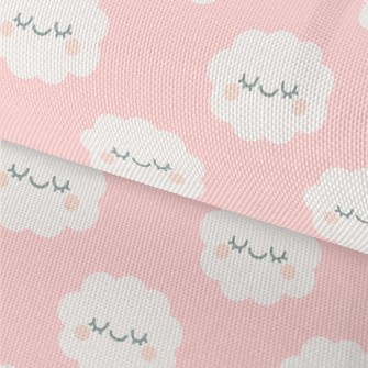 Blushing Eyes Closed Clouds Waterproof Oxford