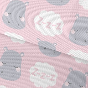 Good Night Sleeping Hippo Waterproof Oxford