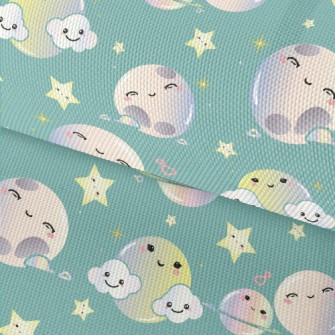 Moon Planet Starry Sky Waterproof Oxford