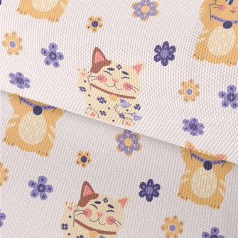 Cute Lucky Cat Waterproof Oxford