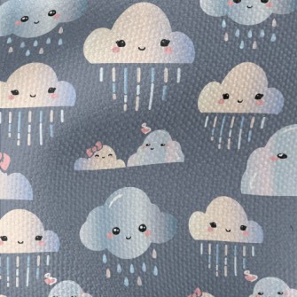 Clouds Couple Raining Waterproof Canvas