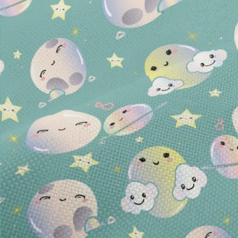 Moon Planet Starry Sky Performance Linen