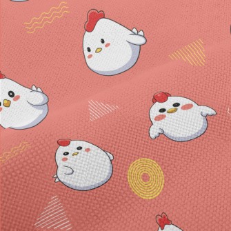 Cute Little Rooster Performance Linen
