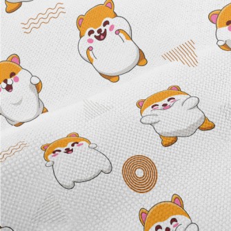 Mini Cute Hamster Performance Linen