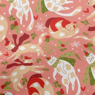 Warm Scarf Spotted Cat Performance Linen