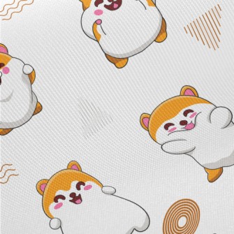 Mini Cute Hamster Twill