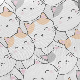 Smiling Kitten Twill