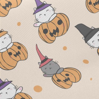 Magic Kitten Pumpkin Twill