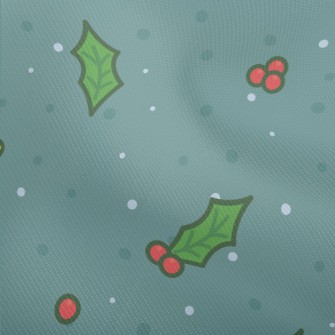 Christmas Bells Falling Leaves Dobby