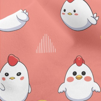 Cute Little Rooster Micro Fleece