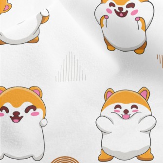 Mini Cute Hamster Micro Fleece