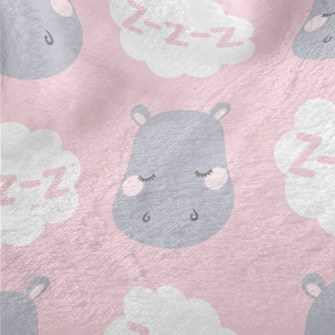 Good Night Sleeping Hippo Minky