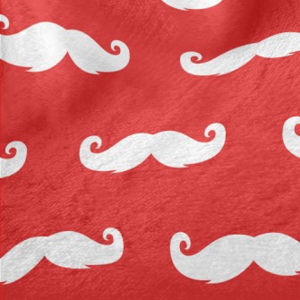 Classic Mustache Minky