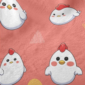 Cute Little Rooster Minky