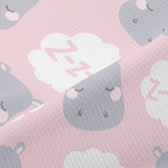 Good Night Sleeping Hippo Piqué