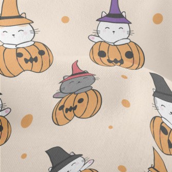Magic Kitten Pumpkin Lightweight Performance Linen
