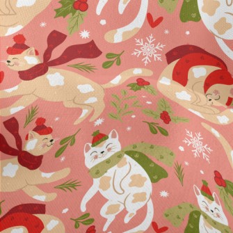 Warm Scarf Spotted Cat Lightweight Performance Linen