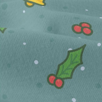 Christmas Bells Falling Leaves Modern Jersey