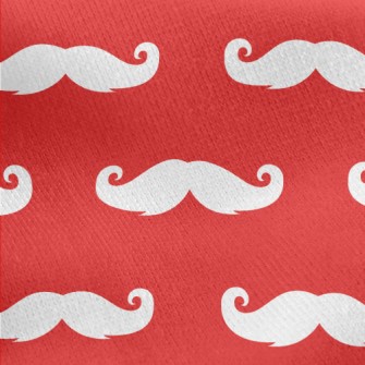 Classic Mustache Jersey Backed Fleece