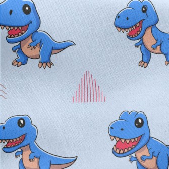 Q Version Of Tyrannosaurus Jersey Backed Fleece