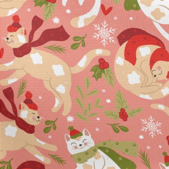 Warm Scarf Spotted Cat Pongee