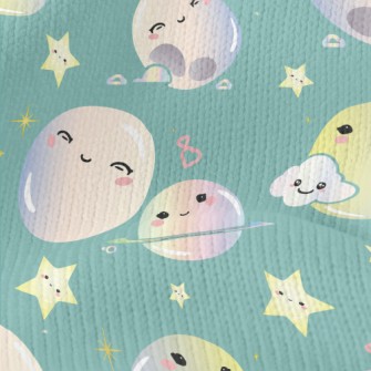 Moon Planet Starry Sky Stretch Jersey