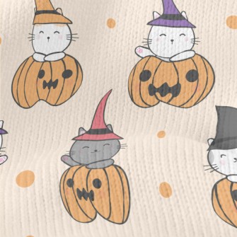 Magic Kitten Pumpkin Stretch Jersey