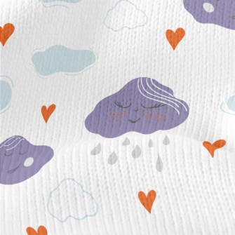 Clouds, Dark Clouds, Rain Stretch Jersey