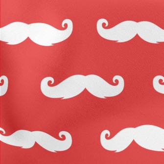 Classic Mustache Lightweight Cotton Poplin