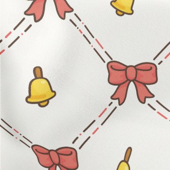 Cute Bow Bell Lightweight Cotton Poplin