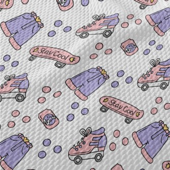 Trendy Skateboard Gear Birdseye Piqué